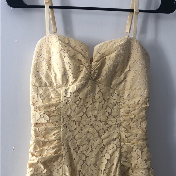 Yellow Lace Formal Dress - Picture 2 of 5
